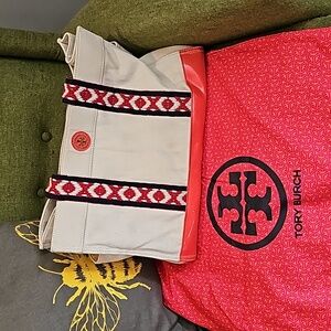 Limited Edition Tory Burch Jute Tote